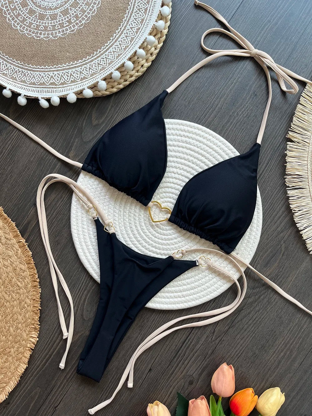 Women's Halter Two Piece Bikini (Rt018) | OWNLUXE