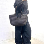 Split Leather Handbag – Shop at OWNLUXE
