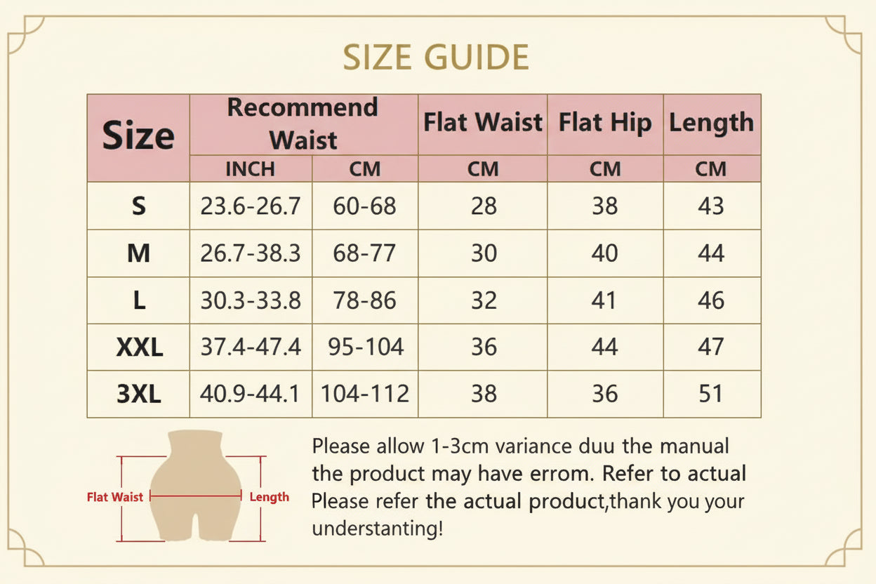 Padded Butt Lifter Shapewear Panties - Hip Enhancer Control Underwear