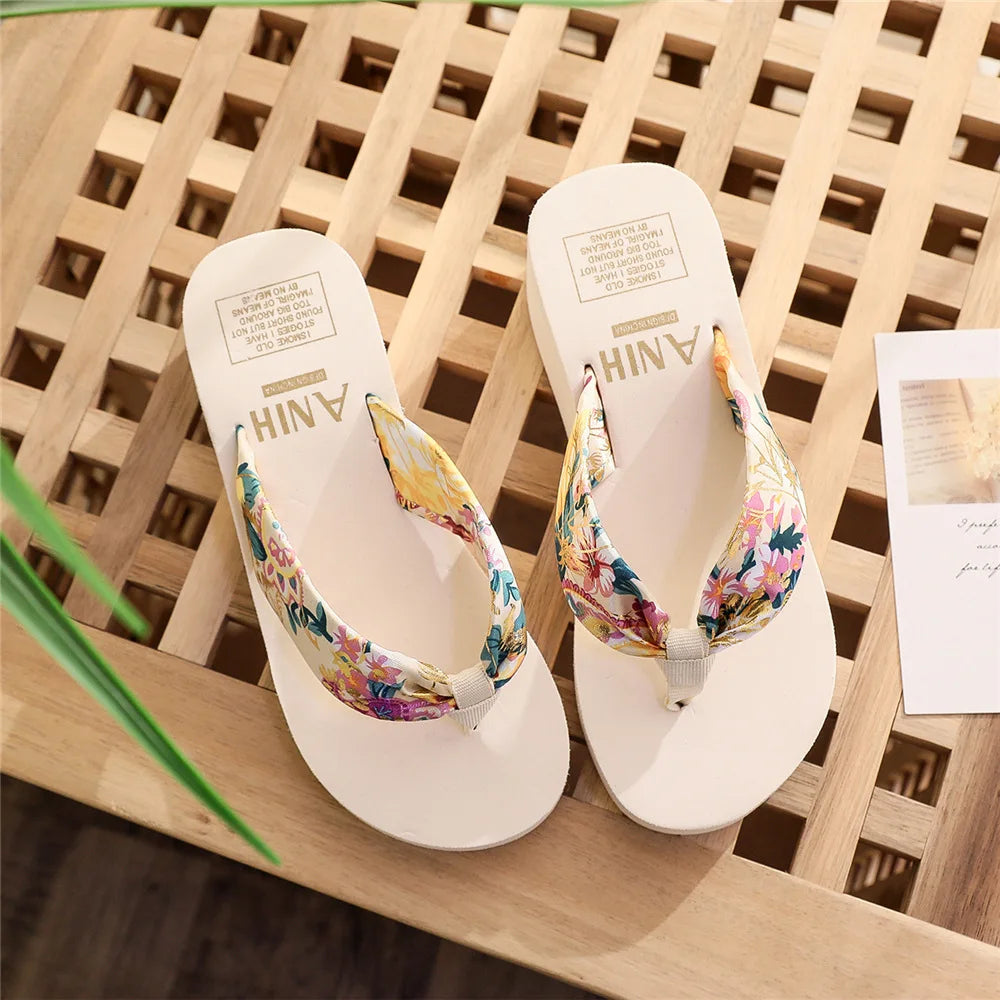 Women’s Wedge Cork Slide Slippers – Lightweight Summer Lift