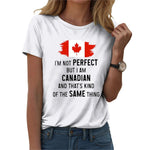 Load image into Gallery viewer, Fierce &amp; Free: Women’s Canadian Pride T-Shirt / Féroce et Libre : T-shirt Fierté canadienne pour femme
