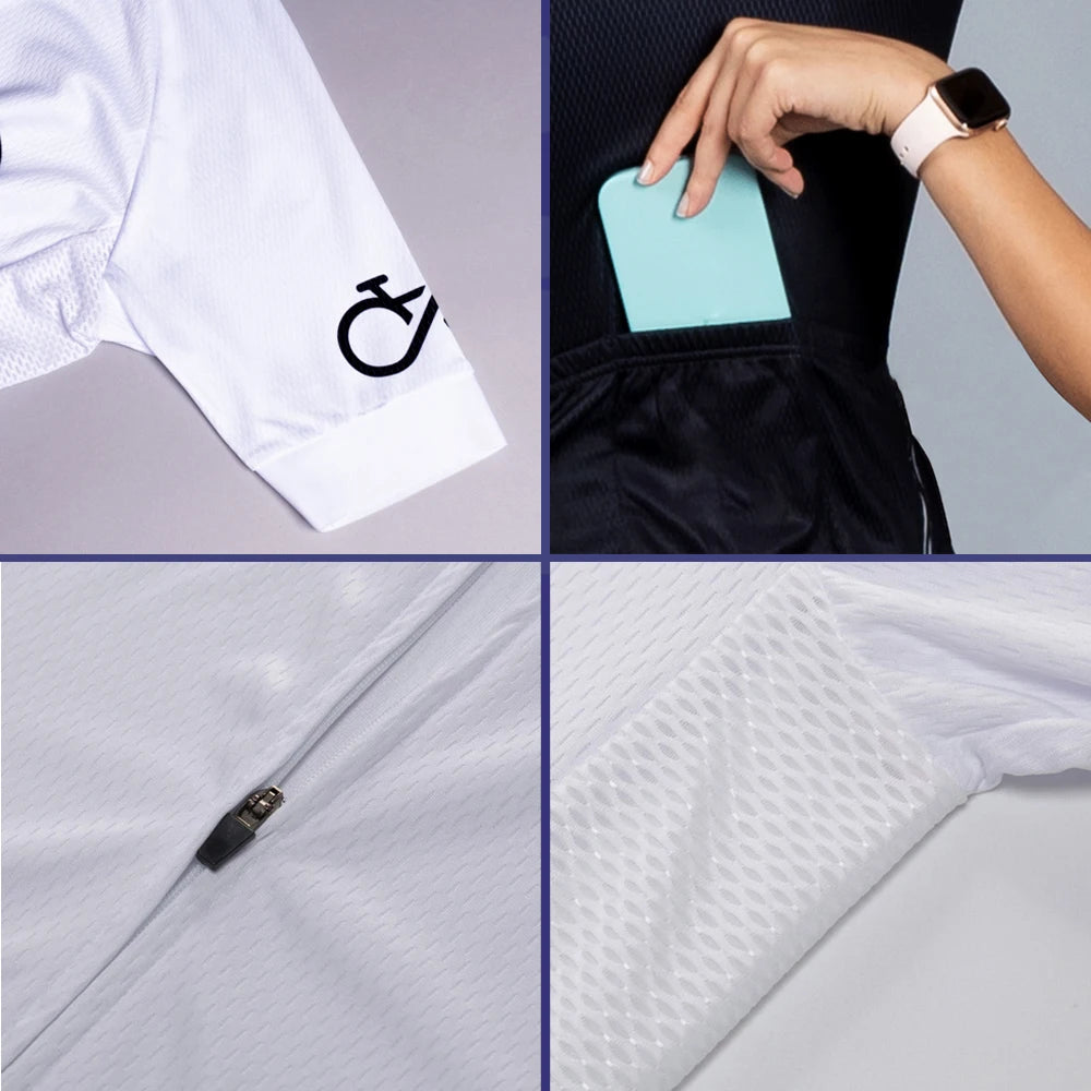 Canada Men Triathlon Short Sleeve Cycling Jersey Sets Pants | OWNLUXE