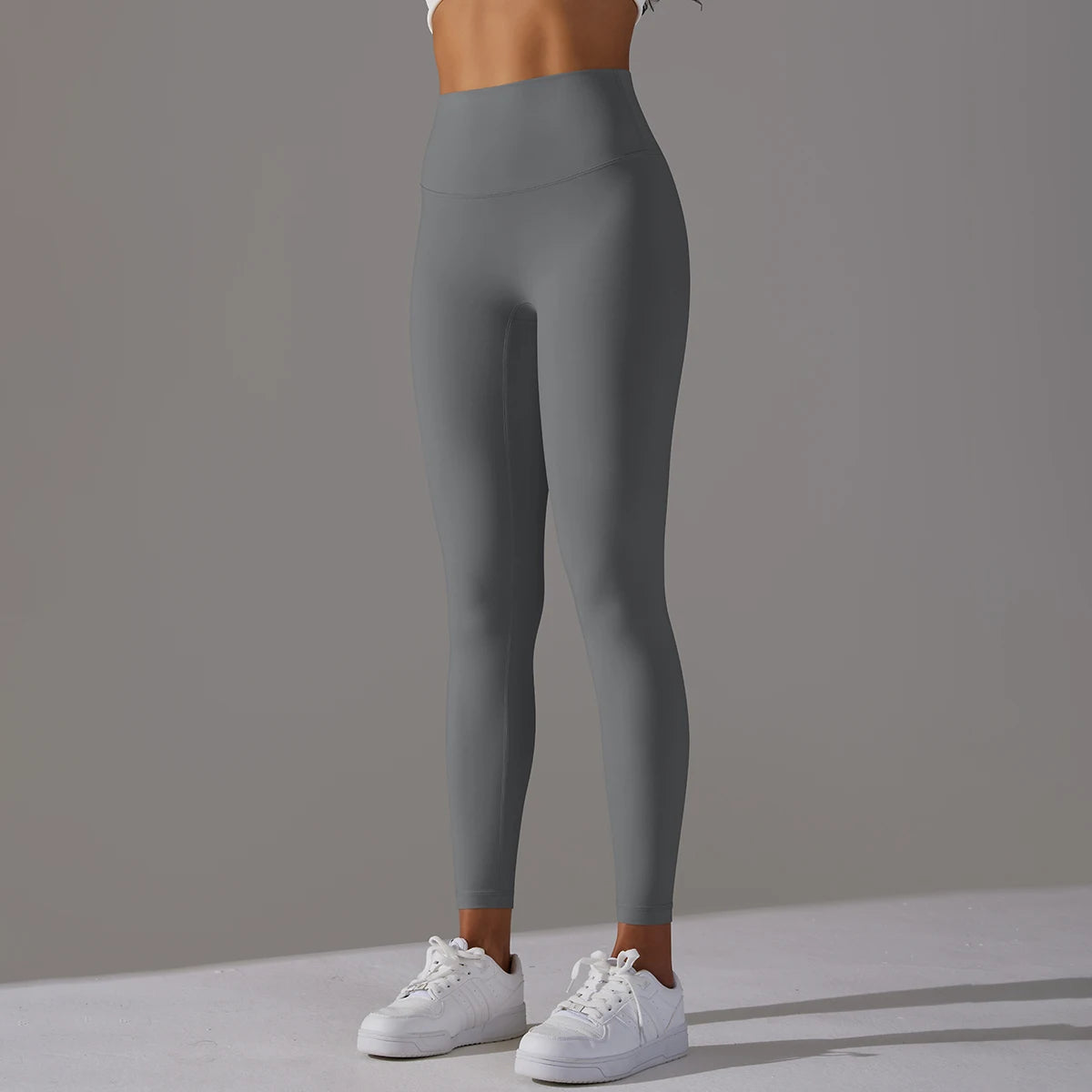 Women's High Waist Leggings (Taupe) | OWNLUXE