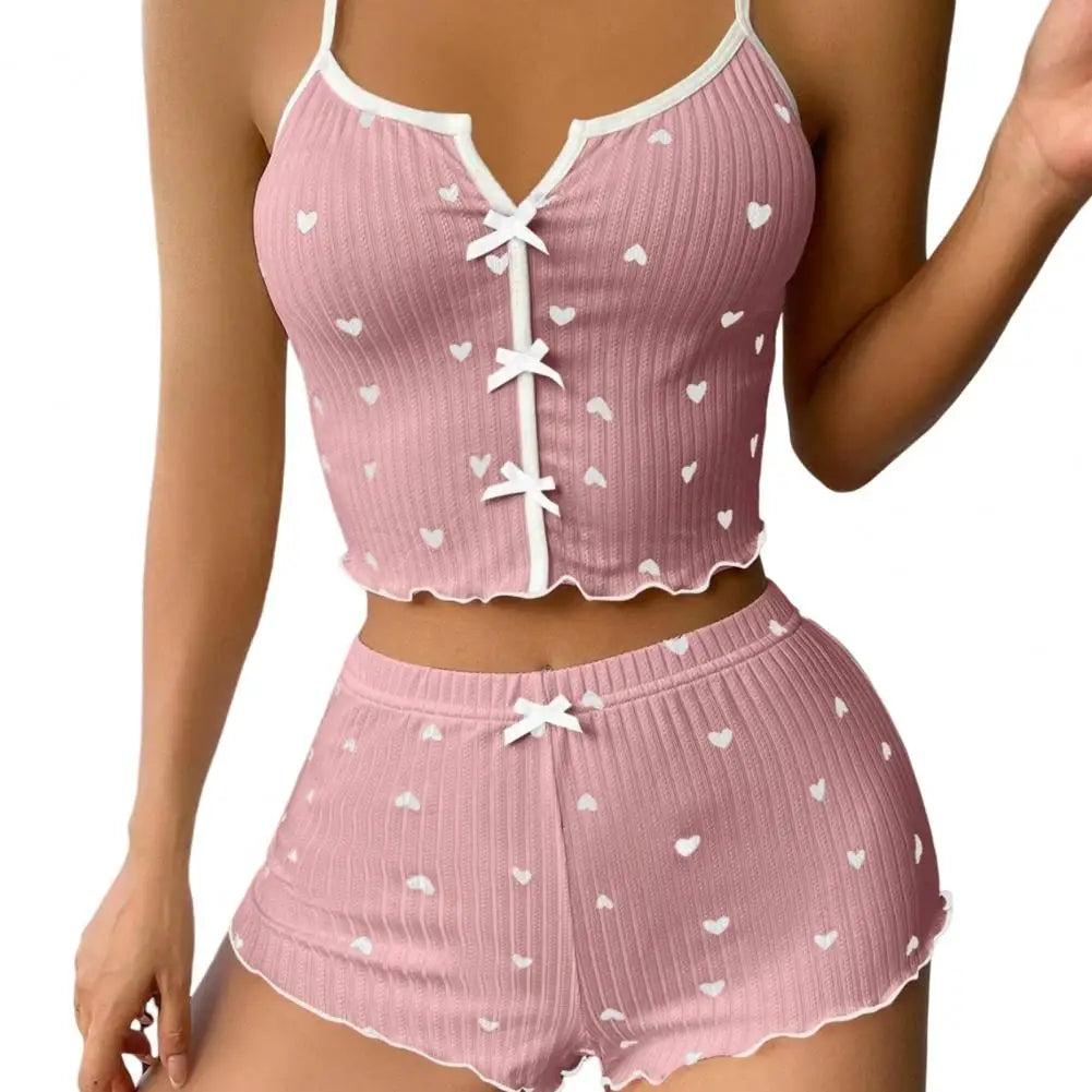 Two-Piece Polyester Pajama Set (White) – Shop at OWNLUXE