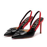 Women's High Heels Sharp Tip Destiny Closed Toe Strappy | OWNLUXE