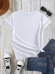 Breathable Stretch Fabric Round Casual T Shirts Accessory | OWNLUXE