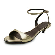 Women's Open Toe Leather Pumps – Shop at OWNLUXE