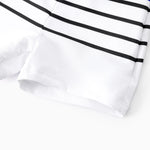 Load image into Gallery viewer, Matching Family Swimwear – Striped Summer Vacation Set | Maillots de bain assortis pour la famille – Ensemble rayé d&#39;été
