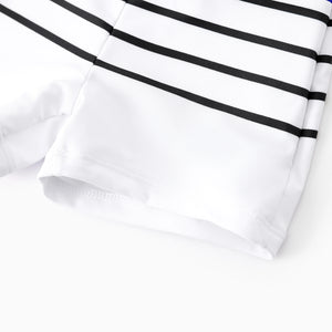 Matching Family Swimwear – Striped Summer Vacation Set | Maillots de bain assortis pour la famille – Ensemble rayé d'été