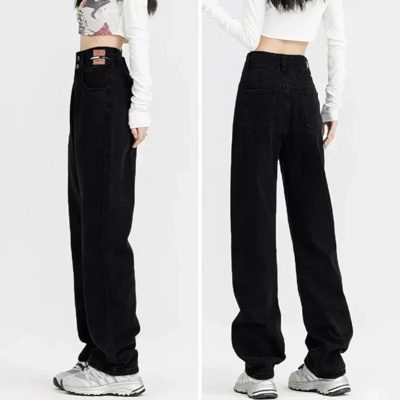 Winter Fleece-Lined Jeans - Thermal High Waist Denim Pants