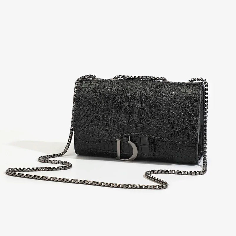 Sequined Chain Crossbody Bag – Luxury Shoulder Messenger Purse | OWNLUXE