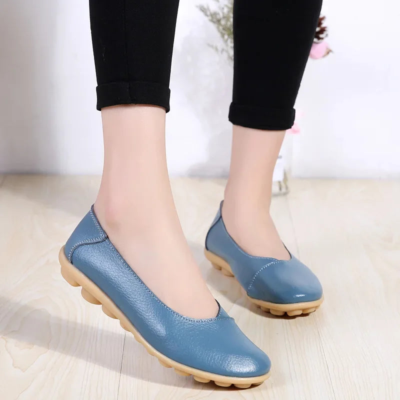Women's Genuine Leather Loafers | OWNLUXE