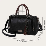 Women's Soft PU Boston Bag - Elegant Everyday Handbag