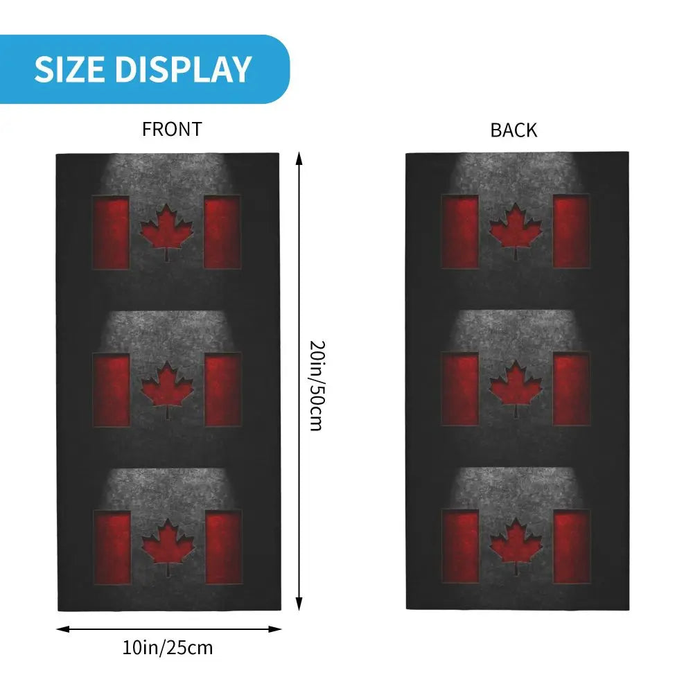 Canadian Flag Maple Leaf Neck Gaiter | OWNLUXE