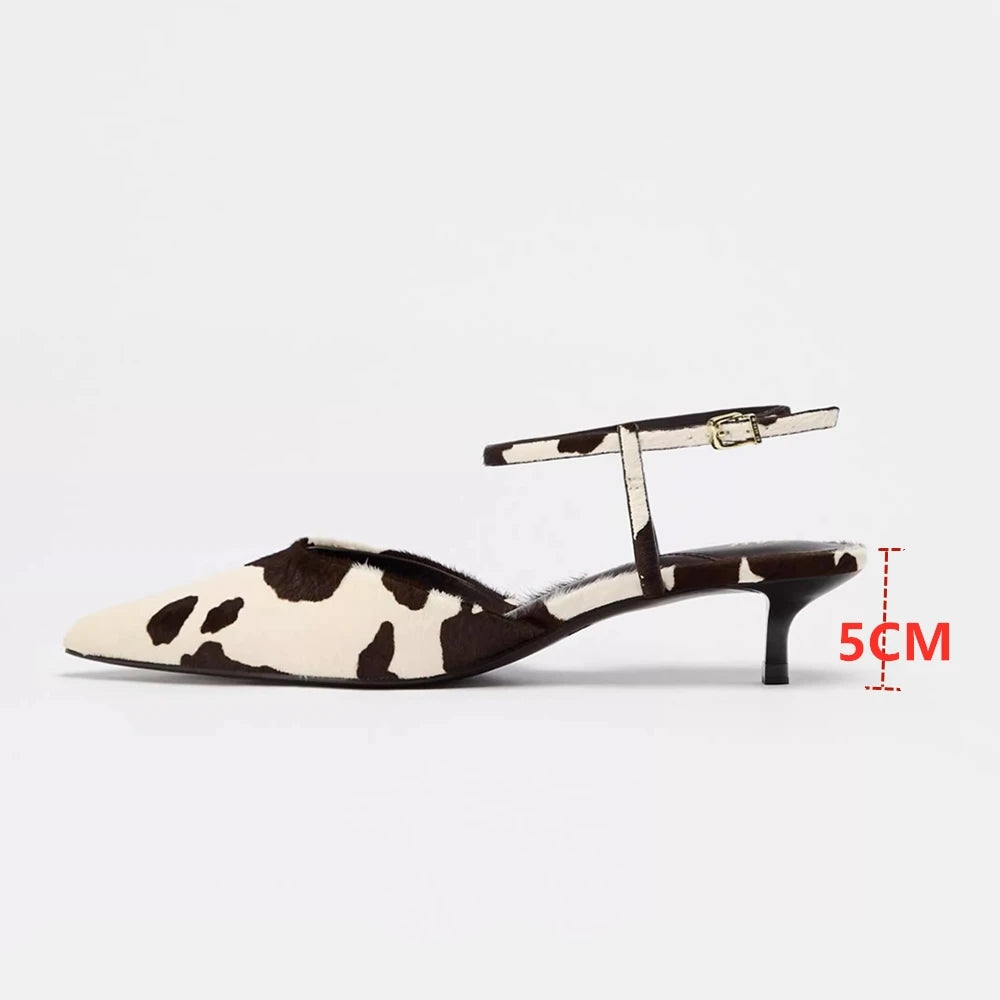Women's Pointed Toe Leather Sandals – Shop at OWNLUXE