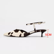 Women's Pointed Toe Leather Sandals – Shop at OWNLUXE