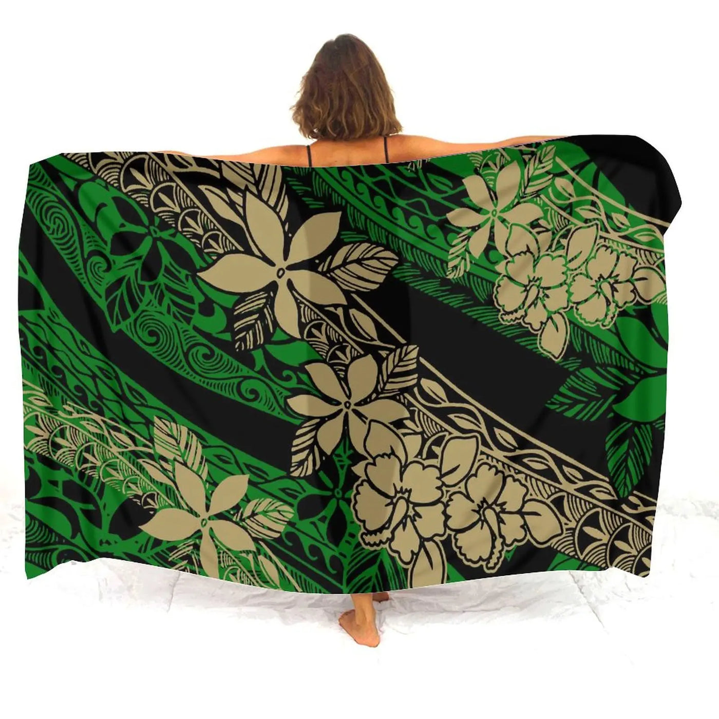 Vintage Printed Swim Cover-Up | OWNLUXE