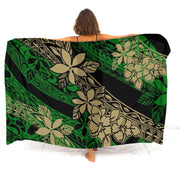 Vintage Printed Swim Cover-Up | OWNLUXE