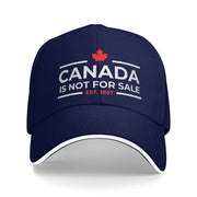 Canada Is Not For Sale 1867 Baseball Cap – Funny Patriotic Snapback | OWNLUXE