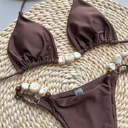 Halter Mini Thong Bikini Set | OWNLUXE