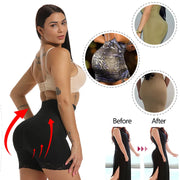 High Waisted Padded Butt Lifter Shapewear - Tummy Control Panty