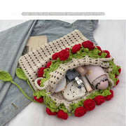 Crochet Floral Bucket Bag | OWNLUXE