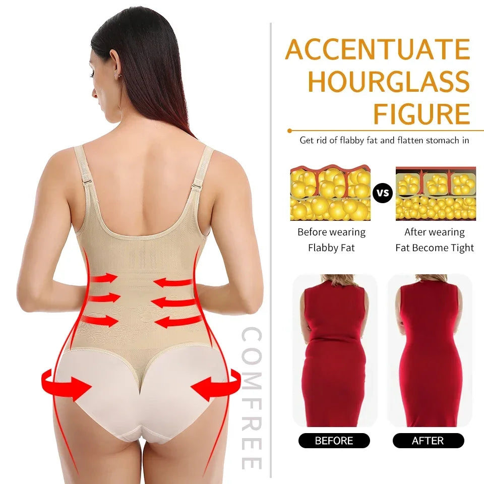 Thong Shapewear Bodysuit - Firm Tummy Control for Women