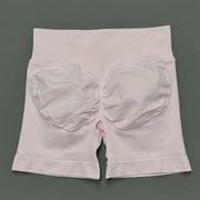 HISTELLO Sports Shorts 4.5" Women Yoga Shorts Seamless Low Waist Scrunch Bum Gym Leggings Workout Stretch Fitness Sports Shorts