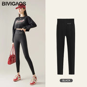 High-Waist Printed Sport Seamless Leggings | OWNLUXE