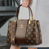 Structured Large-Capacity Leather Tote Crossbody Bag | OWNLUXE