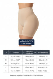 High Waist Butt Lifter Shapewear Panties - Tummy Control Boyshorts