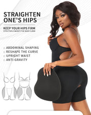 Padded Hip Enhancer Bodysuit Butt Lifter Shapewear