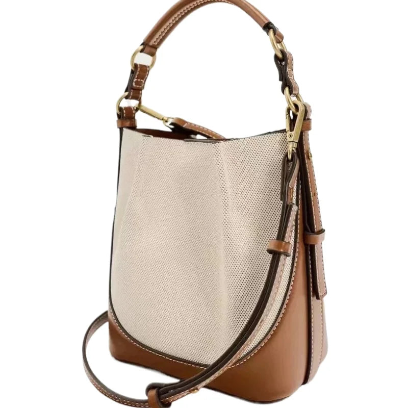 PU Leather Drawstring Bucket Bag | OWNLUXE