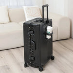 Load image into Gallery viewer, Carry On Luggage with Cup, Phone Holder and USB – Hard Shell Spinner Suitcase

