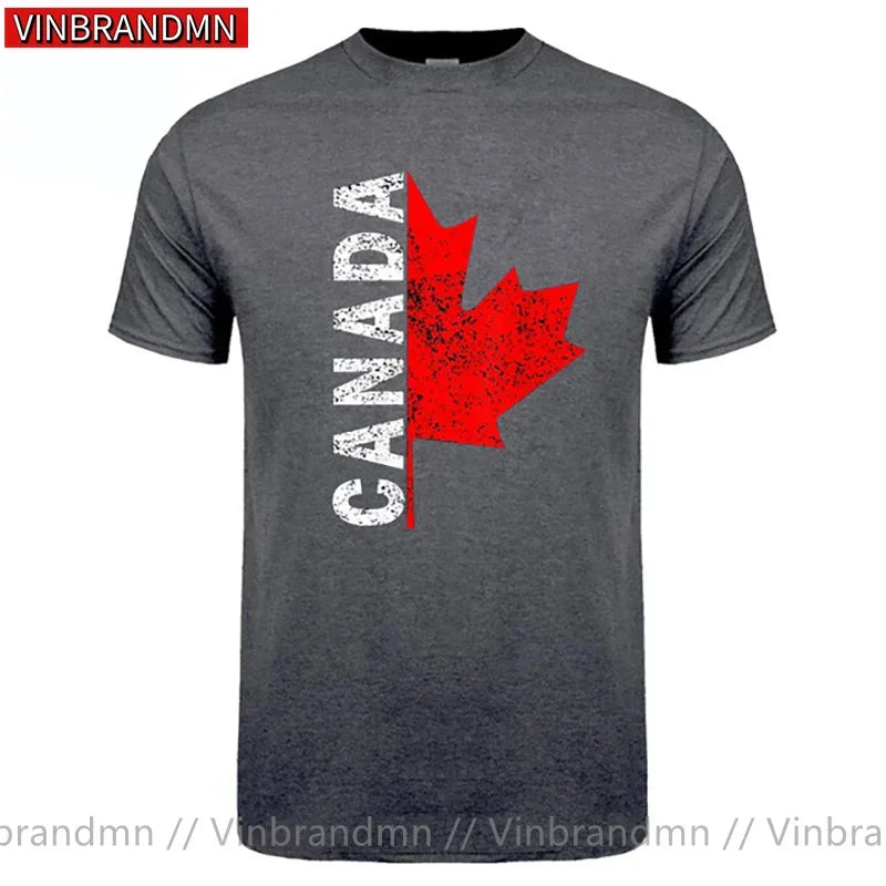 True North Strong Canada T-Shirt – Canadian Map Flag Maple Leaf Tee | OWNLUXE