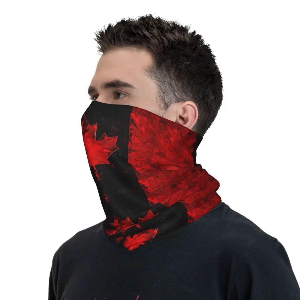 Canadian Flag Maple Leaf Neck Gaiter | OWNLUXE