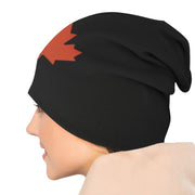 Canadian Flag Beanie – Unisex Winter Knitted Hat Canadian Patriotic | OWNLUXE