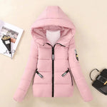 Load image into Gallery viewer, Women’s Winter Hooded Coat – Thick, Cozy Everyday Warmth
