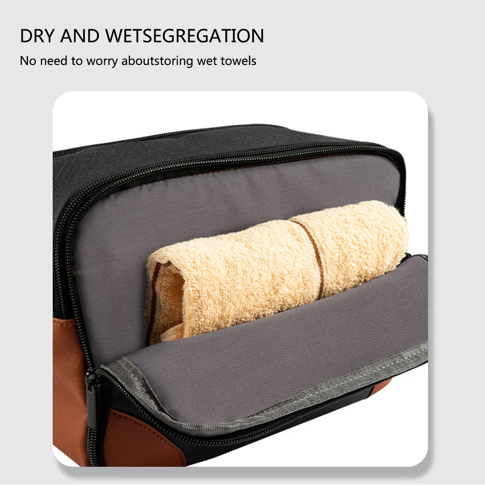 PU Leather Cosmetic Case – Multi‑Compartment Organizer
