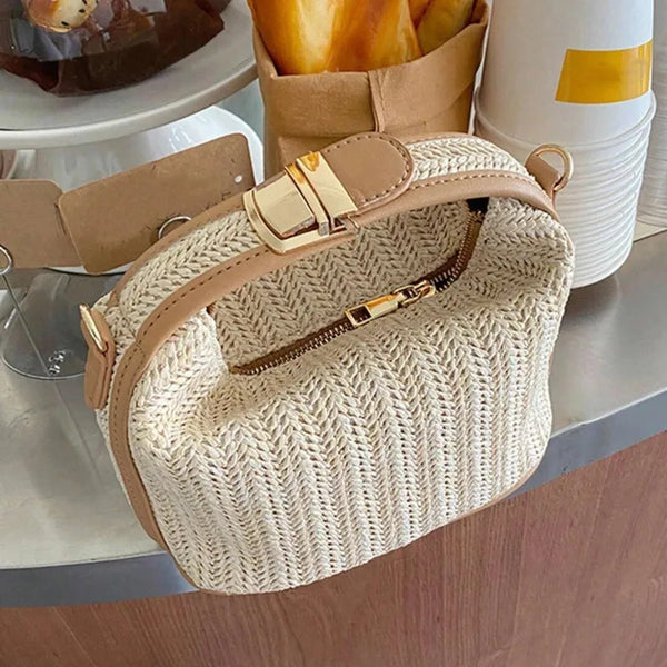 Straw Woven Crossbody Bag – Shop at OWNLUXE