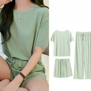 Two-Piece Velvet Pajama Set (Sjt-Green) – Shop at OWNLUXE