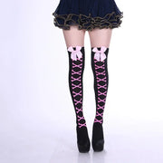 Mesh Bow Decor Socks | OWNLUXE