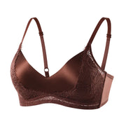 Silk Bras Wire-Free Lace Bra | OWNLUXE