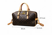 Large Capacity Boston Travel Bag - Minimalist PU Leather Shoulder Bag | OWNLUXE