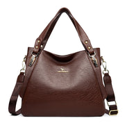 Luxury Soft Leather Tote Bag - Large Capacity Top-Handle Handbag | OWNLUXE