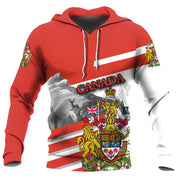 Canadan Flag 3D Printed Harajuku Canada Hooded Hoodie | OWNLUXE