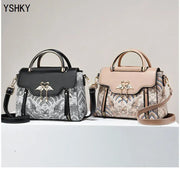 Luxury Designer Tote Bag - Bow Detail Shoulder Handbag