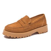 Women's Leather Loafers (Grey Suede) – Shop at OWNLUXE