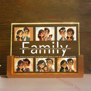 Personalized 3D Acrylic LED Night Light — Custom Name Gift for Family | OWNLUXE
