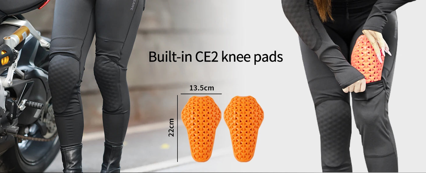 Women's Motorcycle Riding Pants - CE Armor Protection Summer Breathable